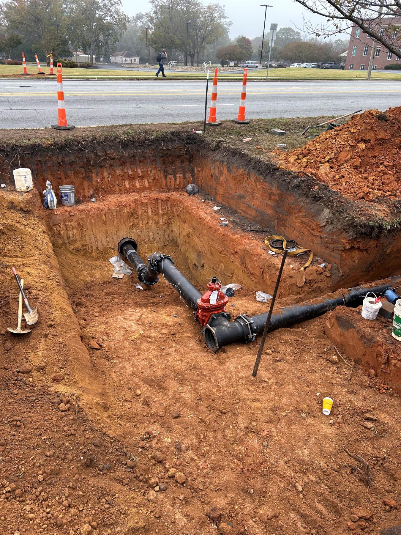 The Greenwood Commissioners of Public Works have been replacing water lines as well as fire hydrants and gate valves. Photo: Greenwood CPW.