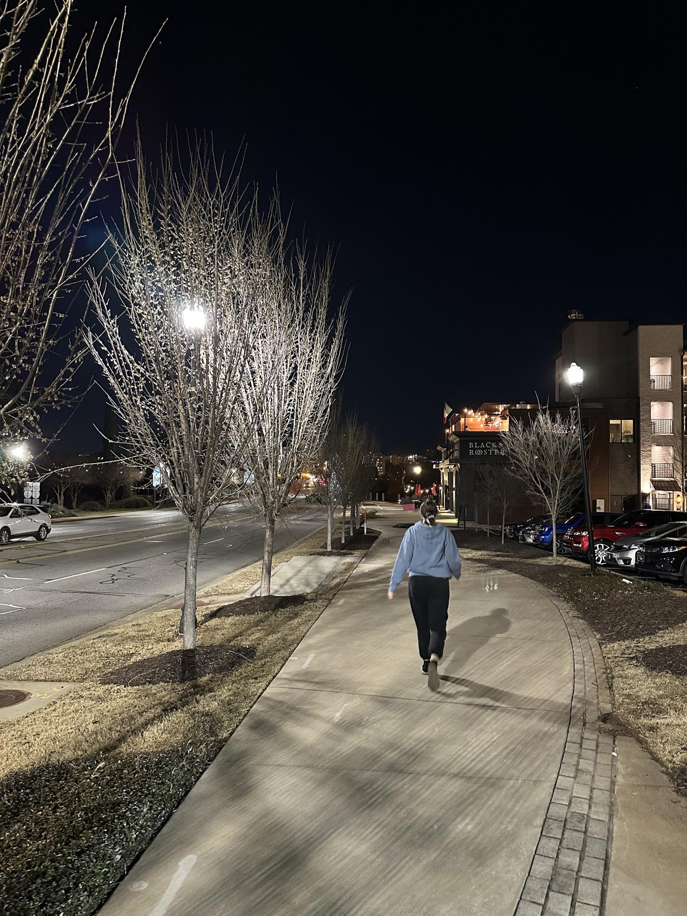 Conversion of West Columbia’s 1,500 streetlights to LEDs began in the city’s River District. Photo: City of West Columbia.